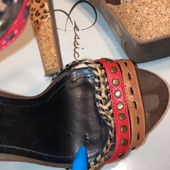 Multicolored Sandal Pumps - Picture 11 of 13